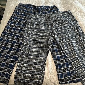 GAP Men’s Flannel Pajama Pants - 2 Pack - Blue and Grey - XXL - NEW without tags